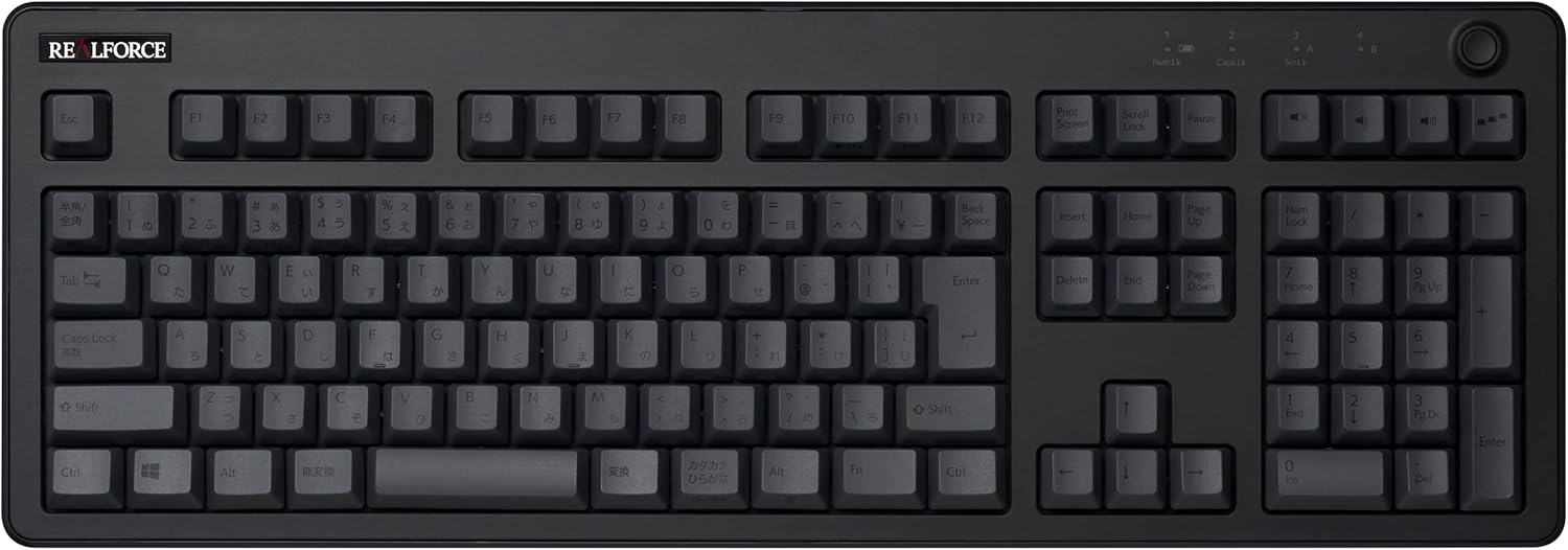 REALFORCE R3 フルキーボード ハイブリッド 45g 日本語配列 ブラック