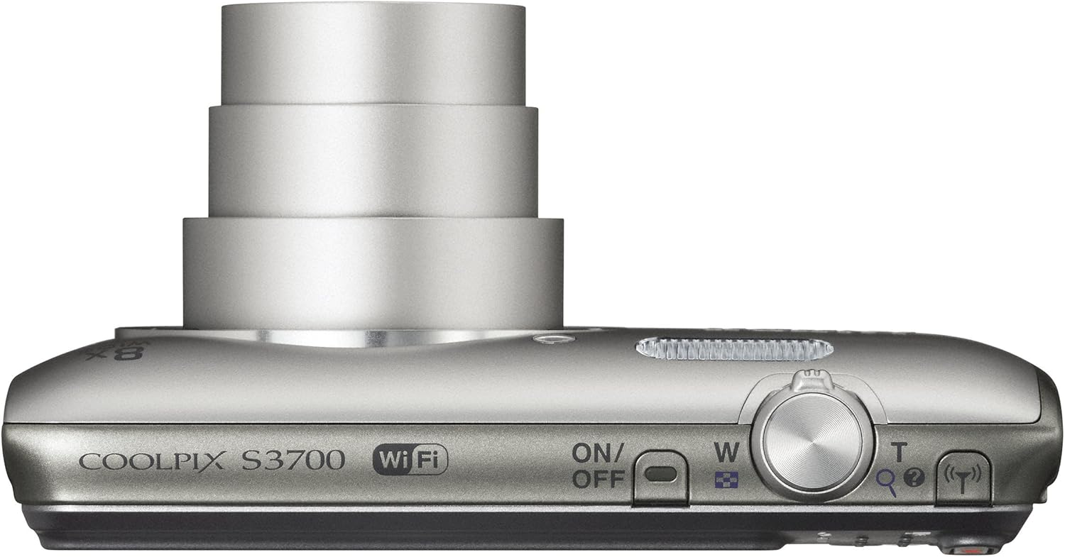 Nikon COOLPIX S3700 シルバー デジタルカメラ 光学8倍ズーム 2005万画素