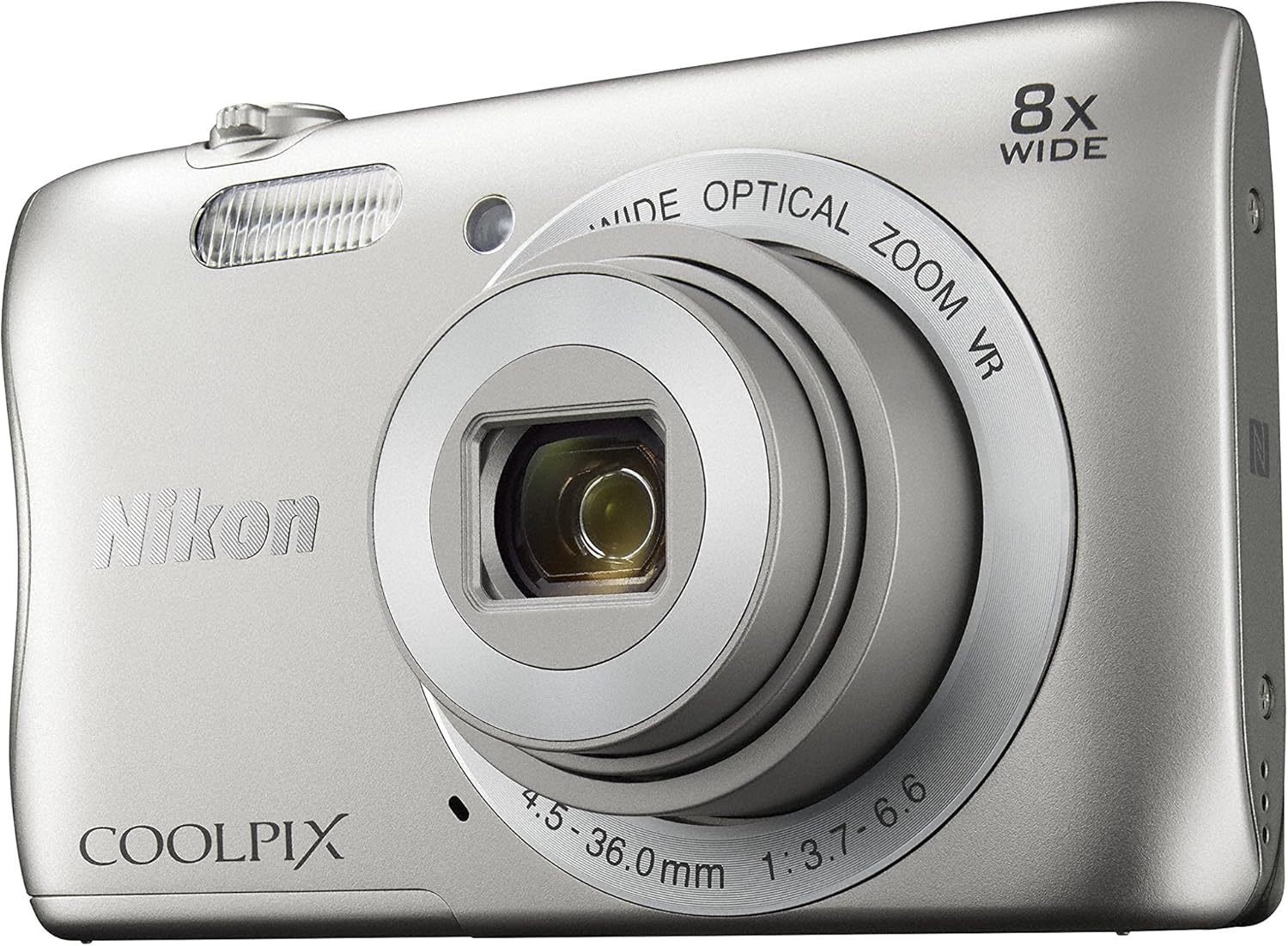Nikon COOLPIX S3700 シルバー デジタルカメラ 光学8倍ズーム 2005万画素