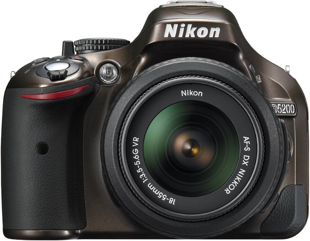 Nikon D5200 デジタル一眼レフカメラ レンズキット AF-S DX NIKKOR 18-55mm VR付き ブロンズ