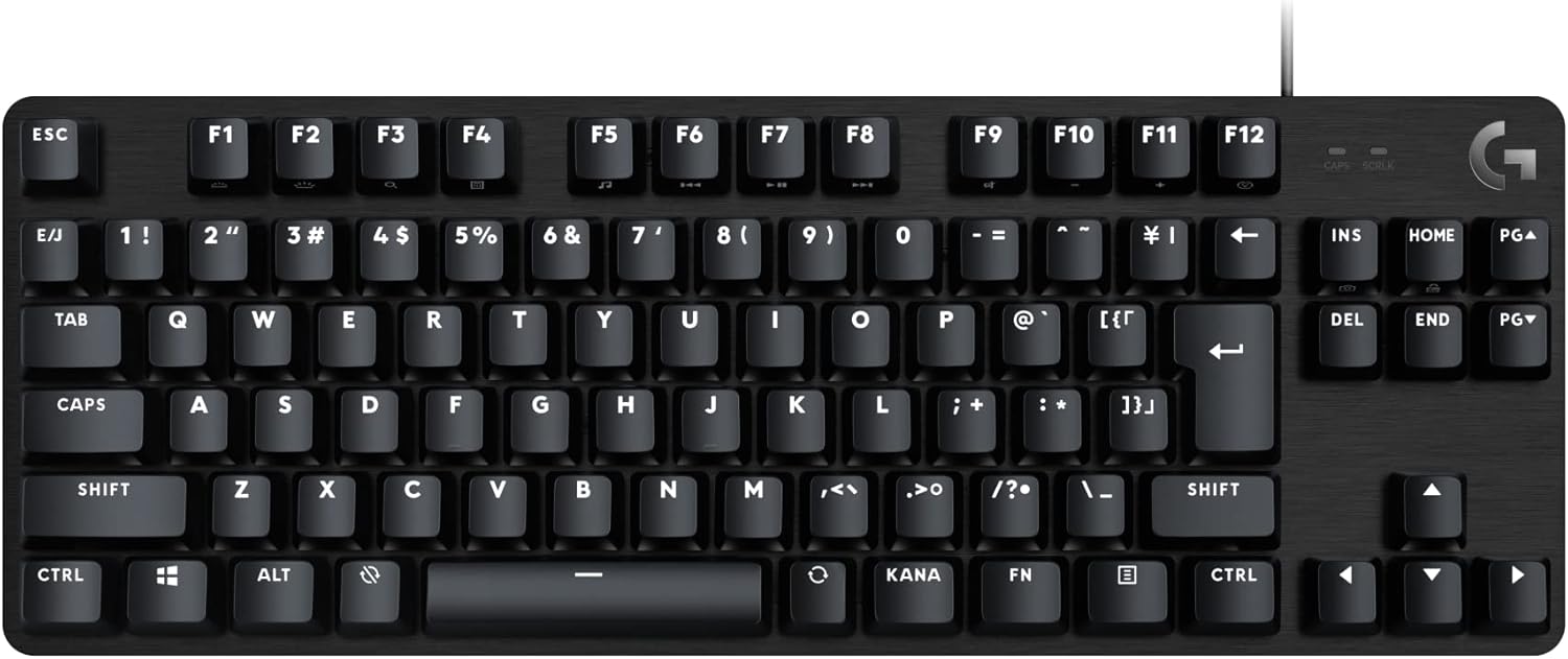 ファイナルファンタジー XIV 推奨 メカニカルキーボード Logicool G G413TKLSE 有線 テンキーレス 日本語配列 高耐久 PTBキーキャップ