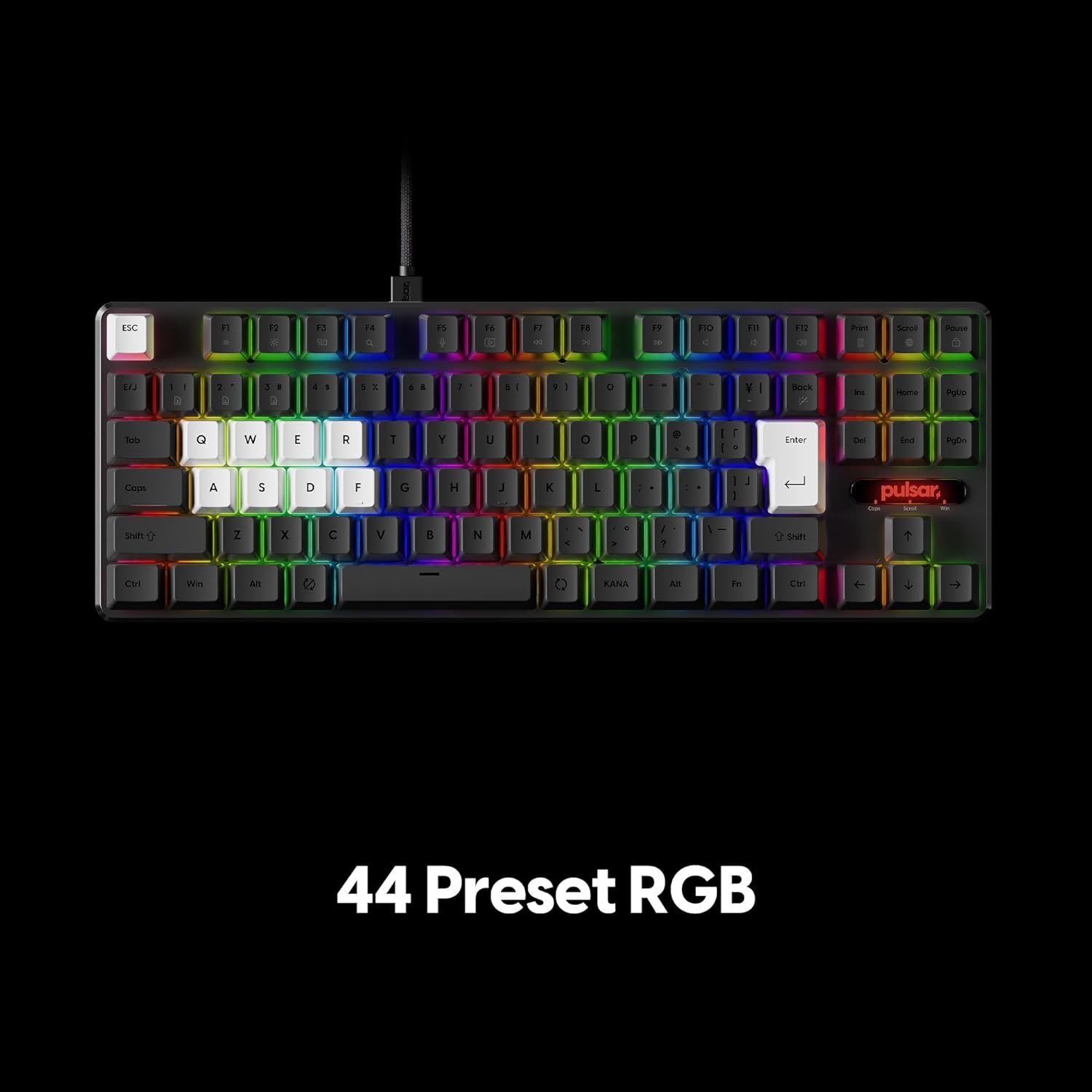 Pulsar Gaming Gears PCMK 2HE TKL ゲーミングキーボード JIS配列 磁気スイッチ 8Kポーリング【国内正規品】