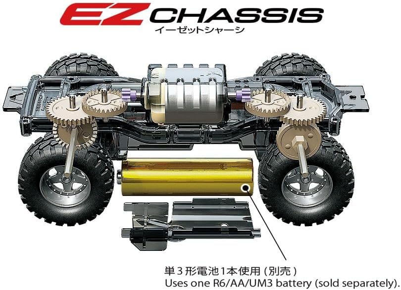 ミニ四駆 トレイルファンブルン EZシャーシ 1/32 模型