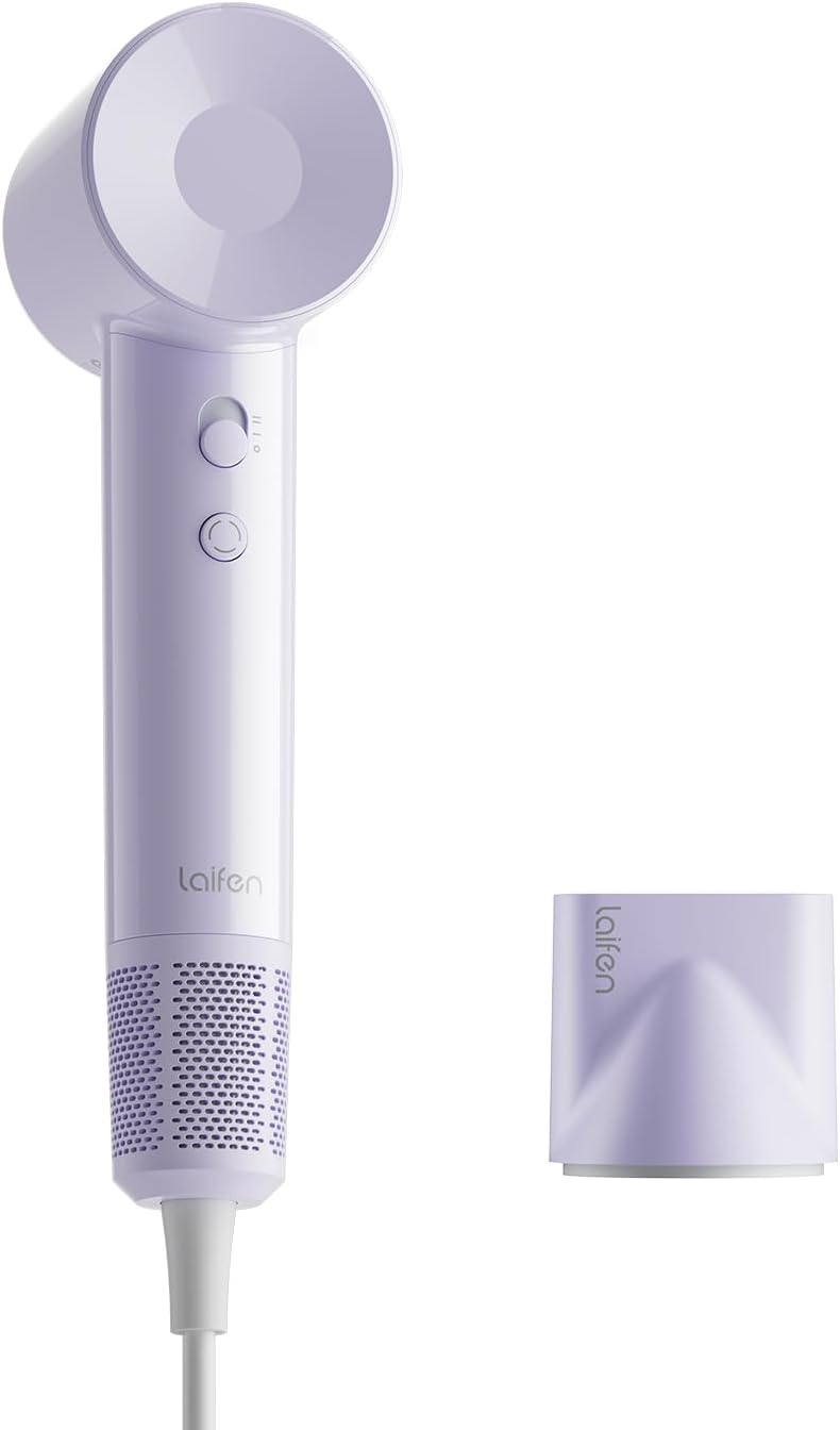 ライフェン SE Lite ヘアドライヤー 速乾 大風量 マイナスイオン 10万RPM 超高速 軽量 コンパクト パープル