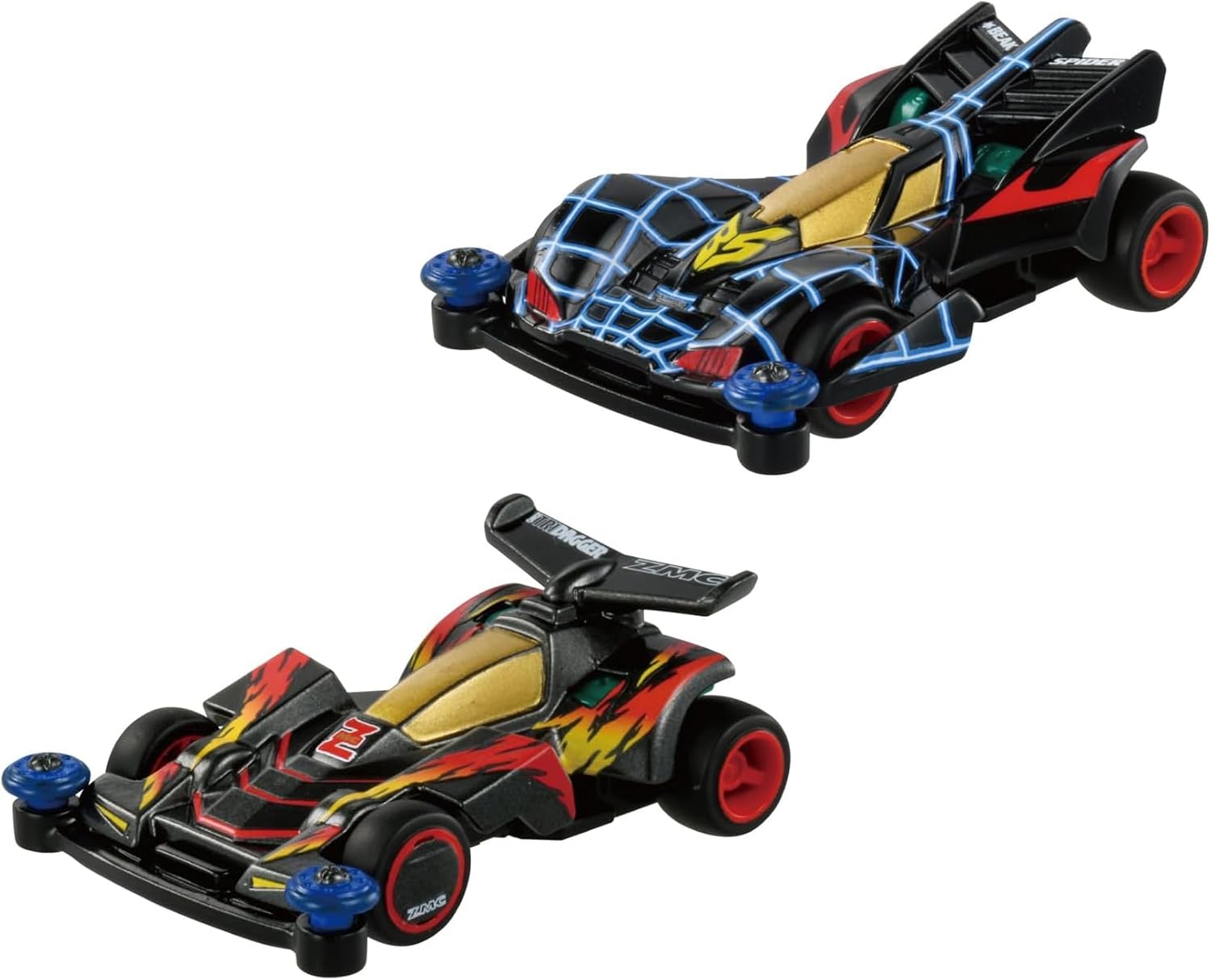 爆走兄弟レッツ&ゴー!! ミニ四駆 ビークスパイダー&ネオトライダガーZMC 2点セット