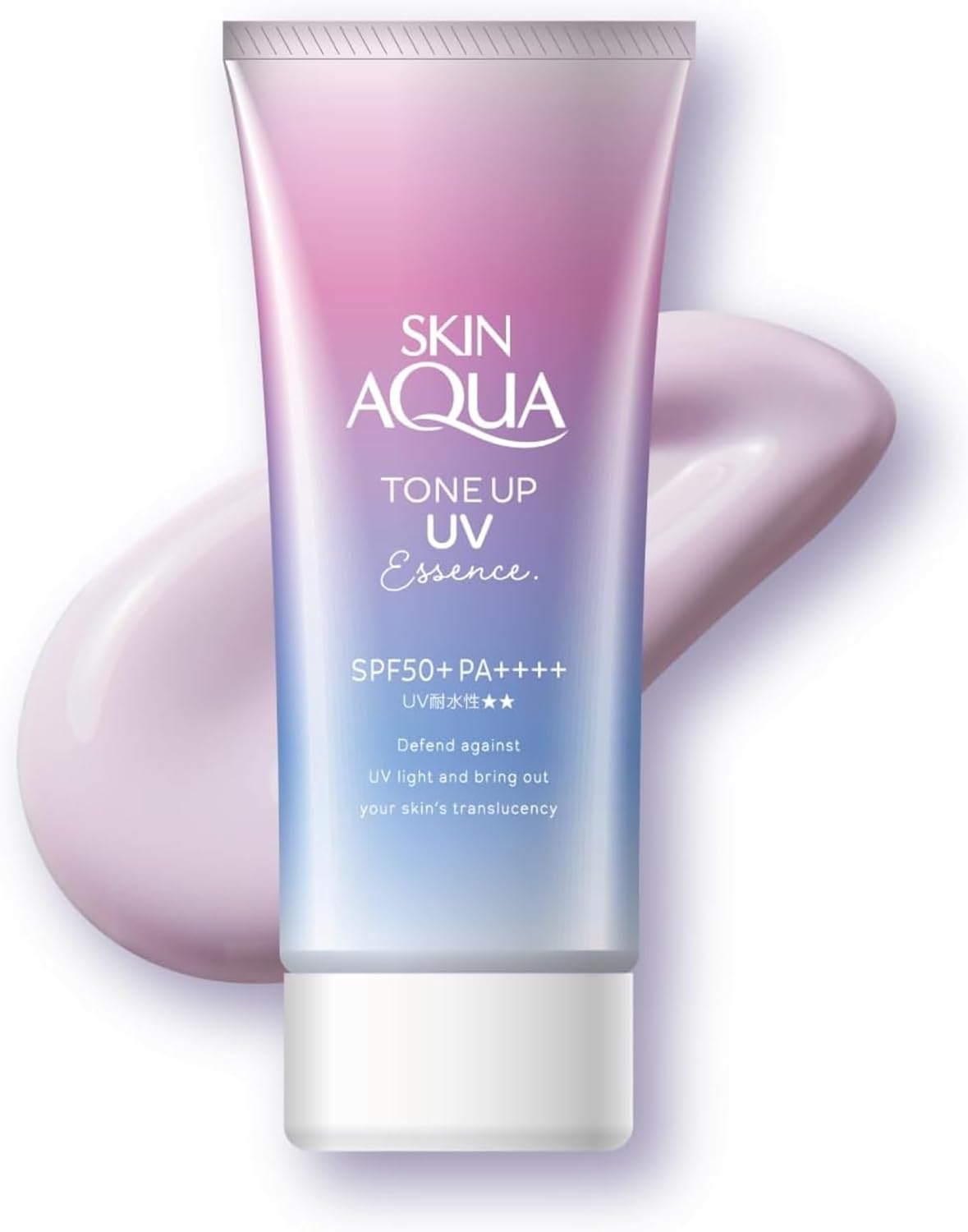 トーンアップ UV エッセンス 日焼け止め SPF50+ ラベンダーの香り 透明感アップ