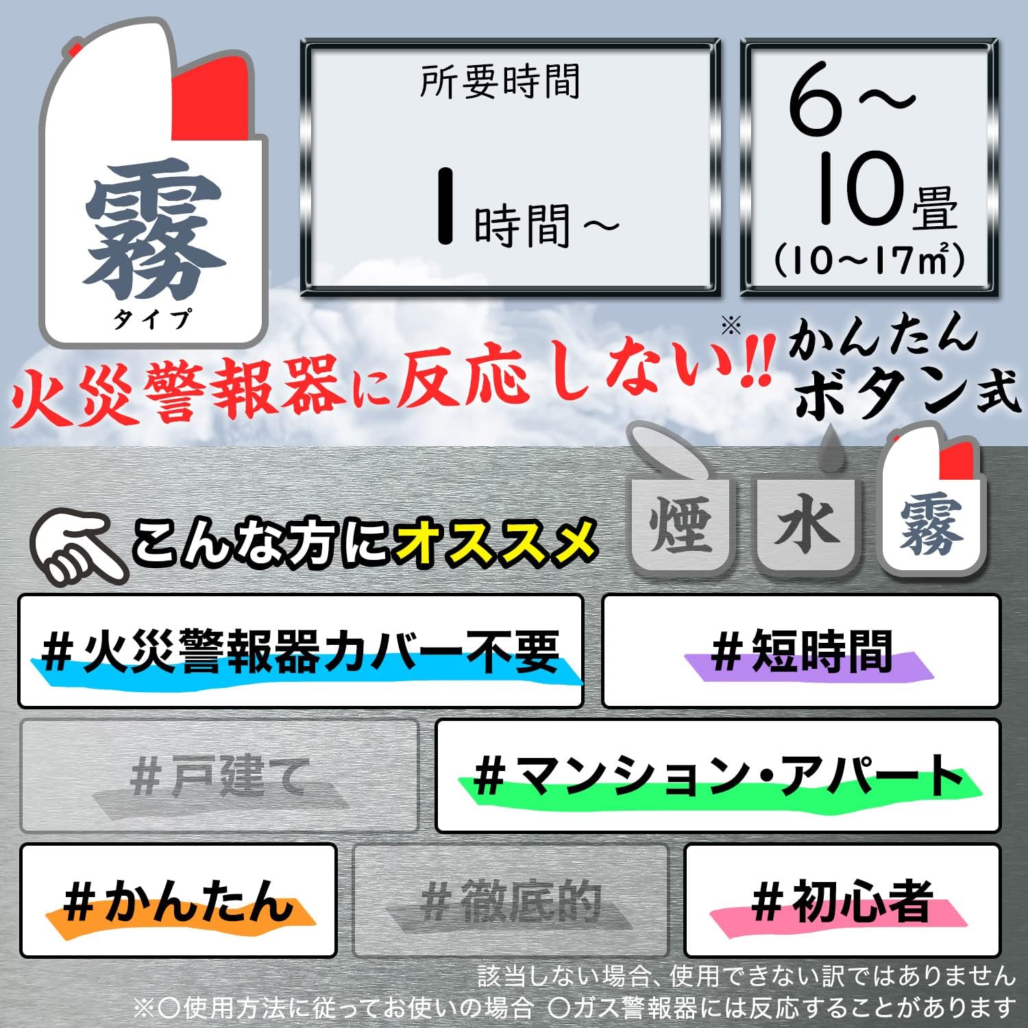 霧のバルサンA 6〜10畳用 46.5g【第2類医薬品】