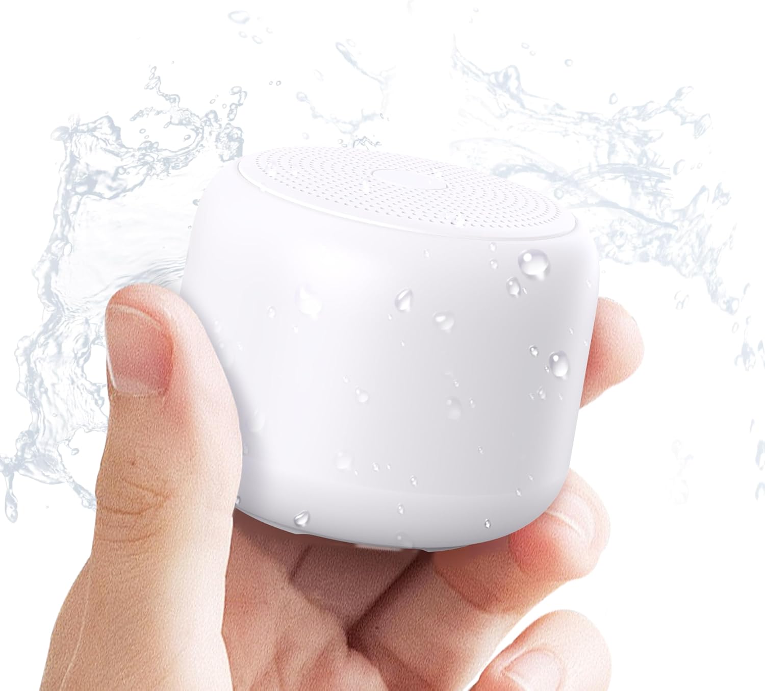 防水Bluetoothスピーカー IPX7 大音量 12時間連続再生 ポータブル（ホワイト）