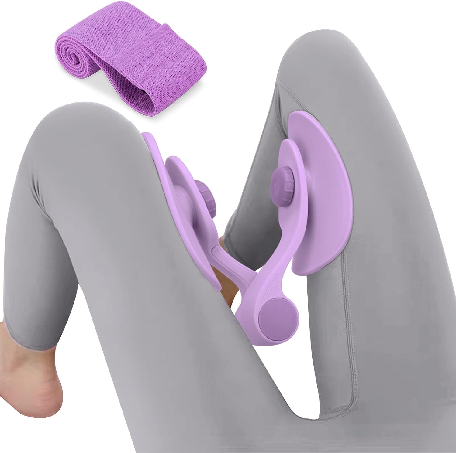 骨盤底筋トレーニング器具 レッググリップ 16kgレジスタンス付き 多機能 ヒップアップ ダイエット用