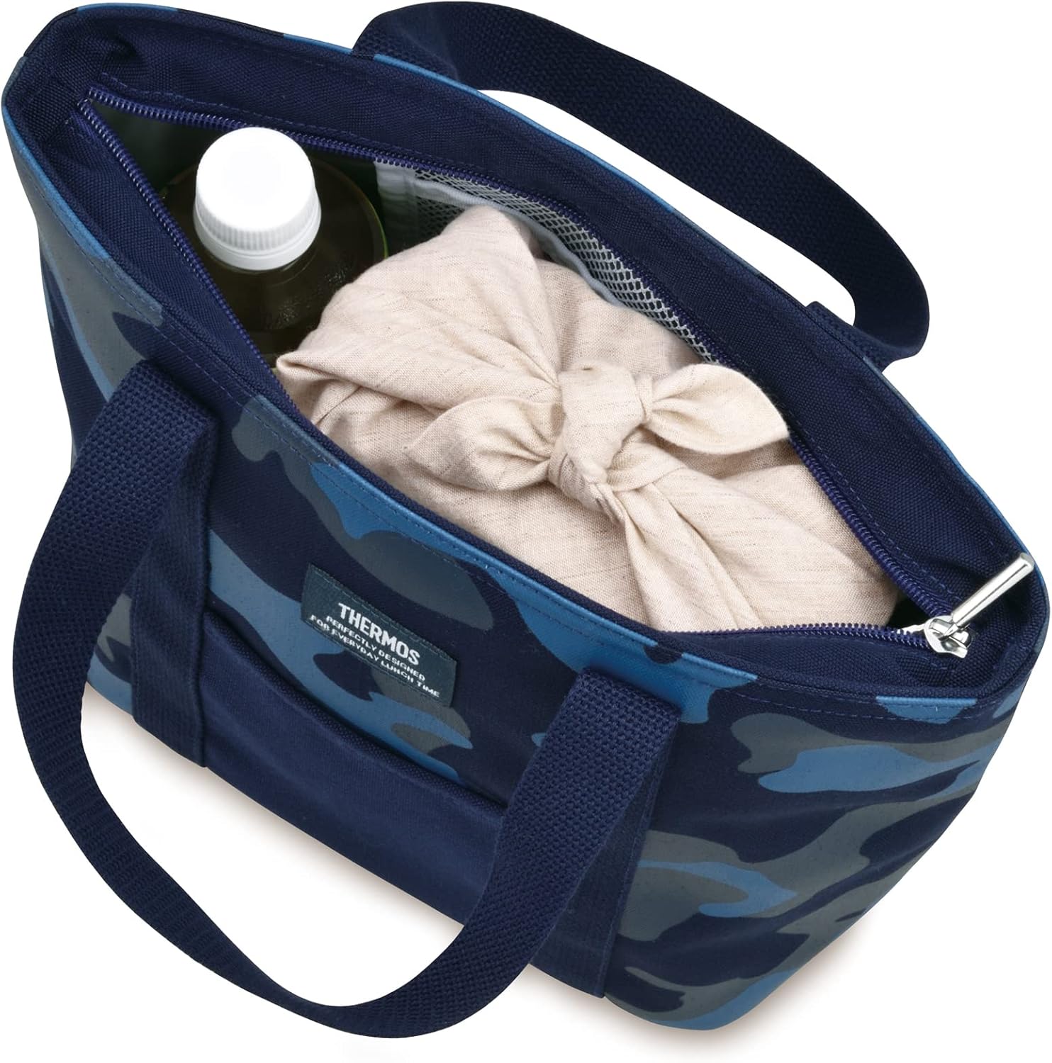 保冷ランチバッグ 7L ネイビーカモフラージュ【サーモス】