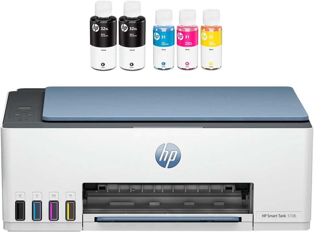 HP Smart Tank 5106 大容量インクタンク式 A4カラーインクジェット複合機 (2023年モデル) ブルー