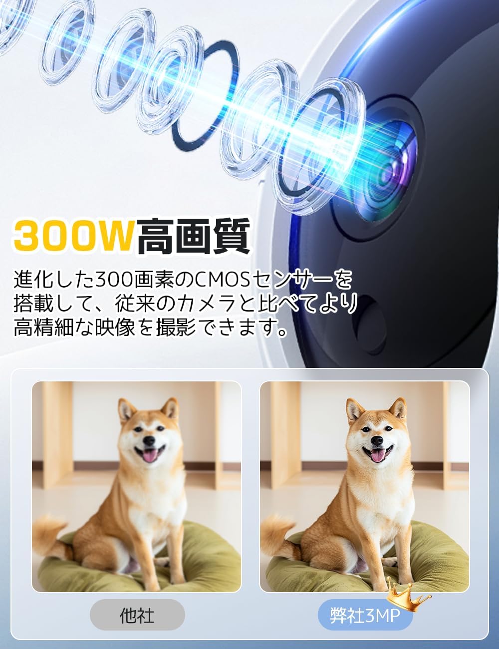 ペット・高齢者見守りカメラ【2025改良型】フルHD1080P・双方向会話・動体検知・スマホ対応