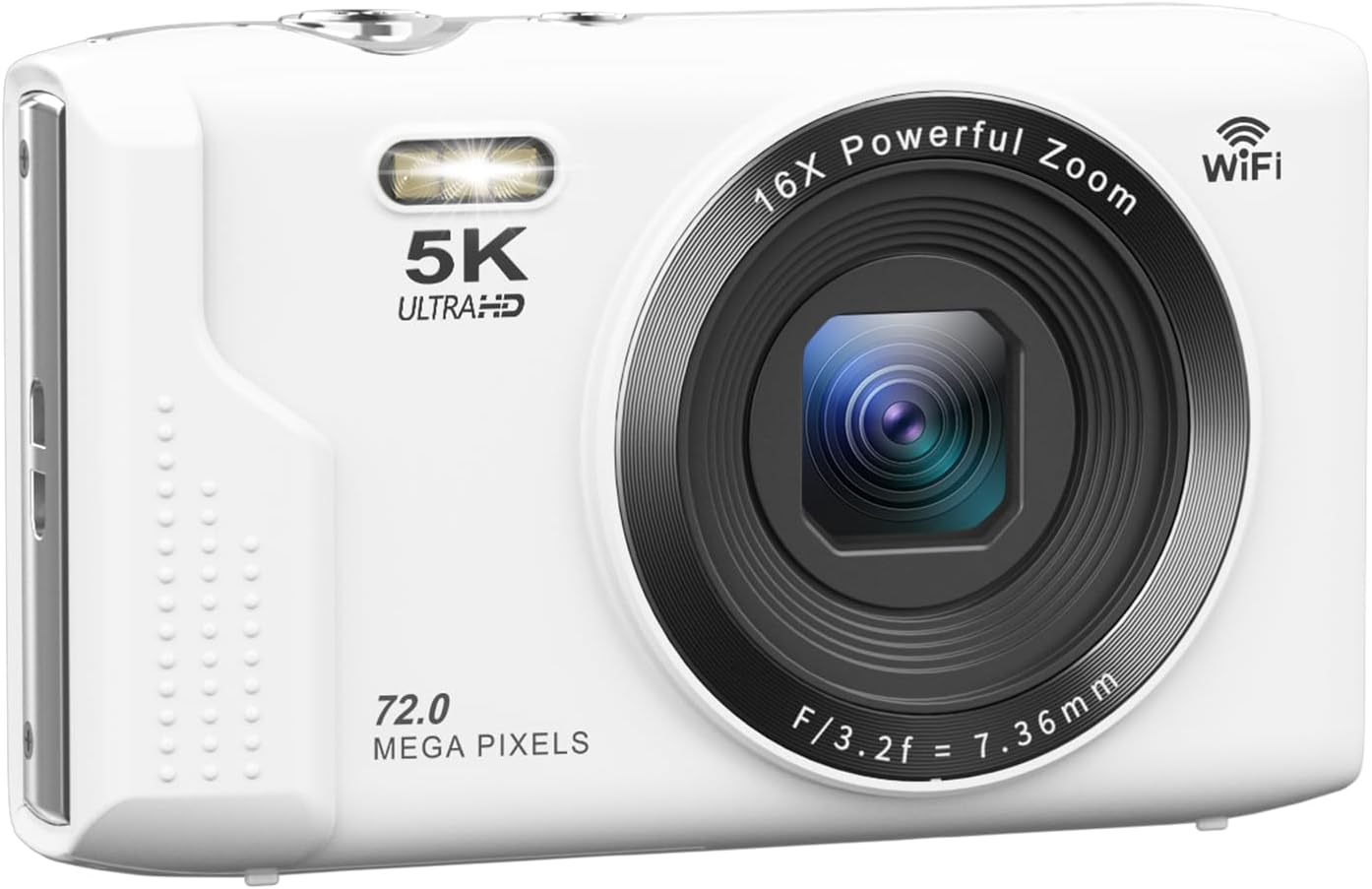 子供の日・クリスマスプレゼントに最適なコンパクトデジタルカメラ 7200万画素 5K WIFI転送機能付き