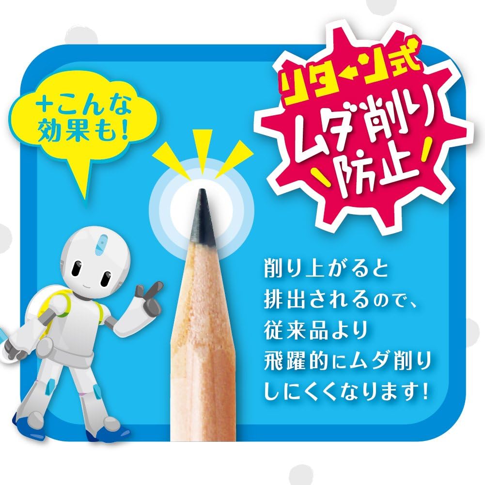手動鉛筆削り トガリターン ライトブルー EK-7022-LB