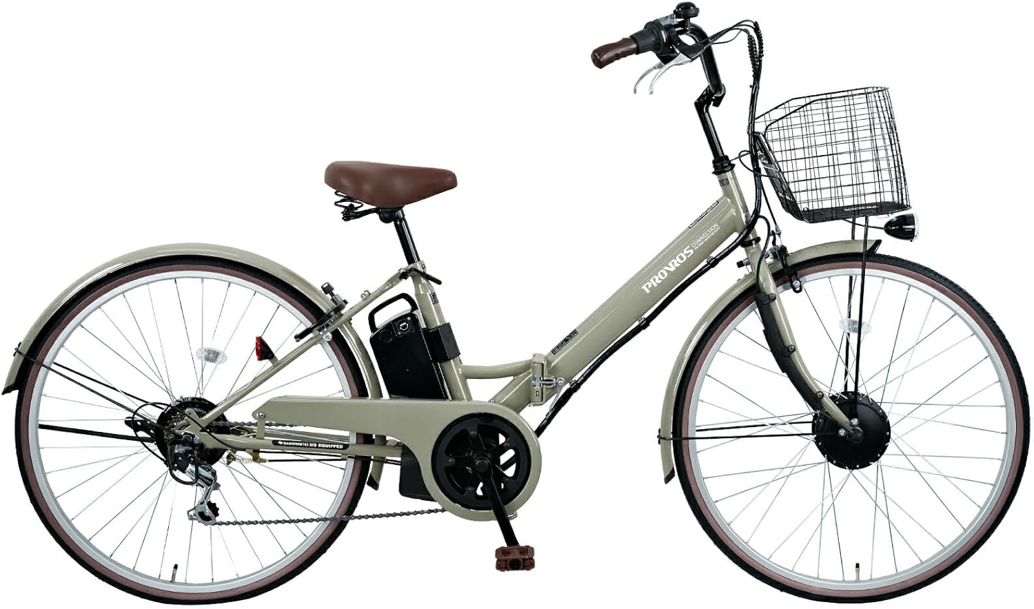折りたたみ電動アシスト自転車 26インチ シマノ6段変速 リチウムイオンバッテリー7.8Ah【公道可能・メーカー保証1年】
