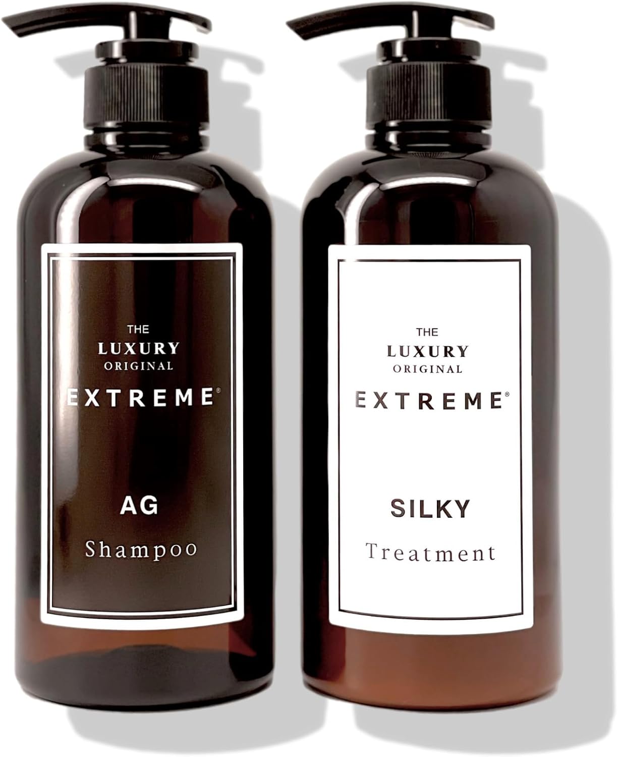 オーガニックアルガンオイル配合 ヘアケアセット ［エクストリームシャンプーＡＧ ＋ エクストリームトリートメントＳＩＬＫＹ］ 500ml/480g
