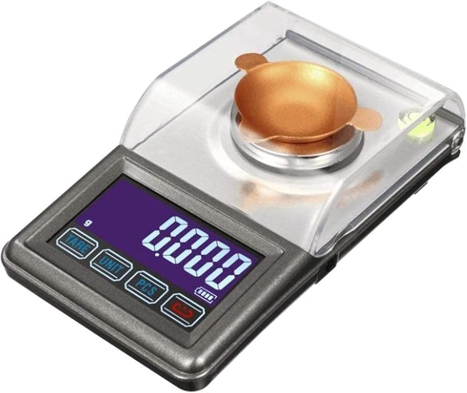 高精度デジタルスケール（0.001g〜50g）防風カバー付き