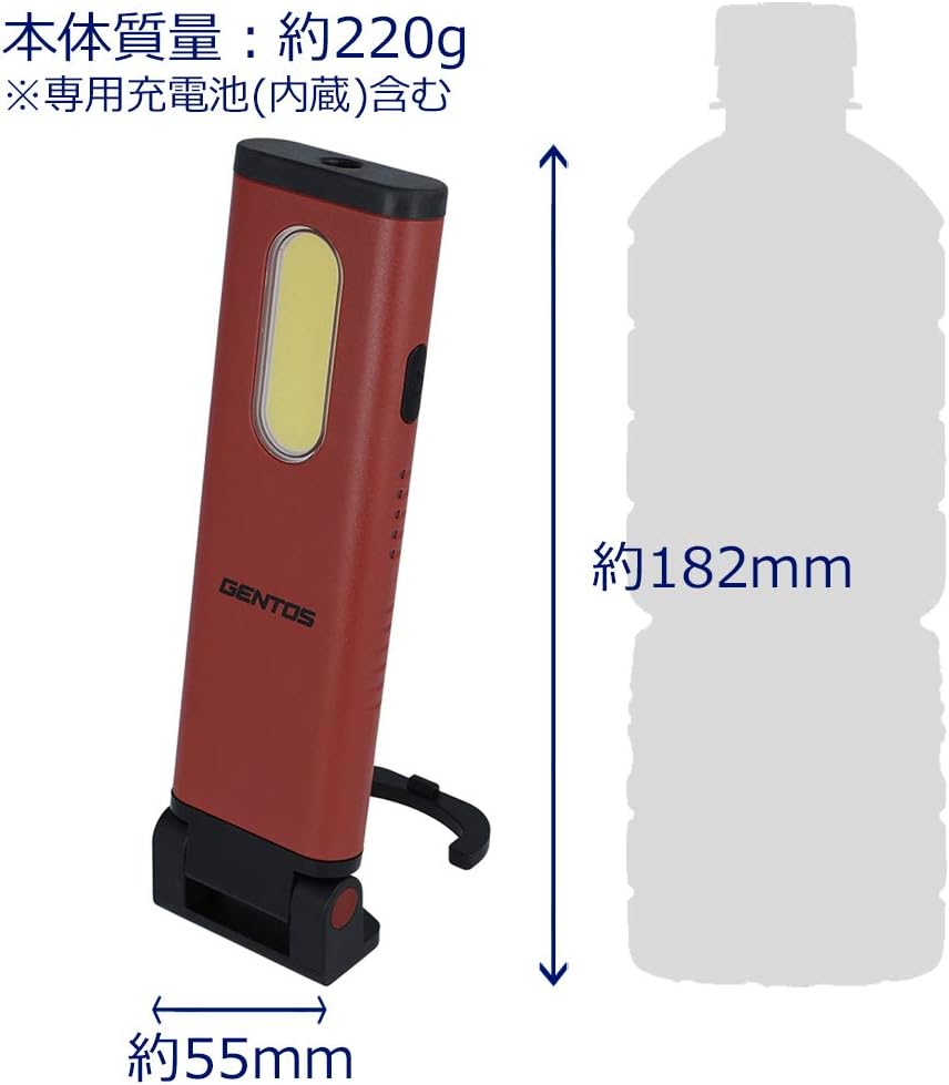 作業灯 USB充電式 LED ワークライト マグネット付き 270~700ルーメン