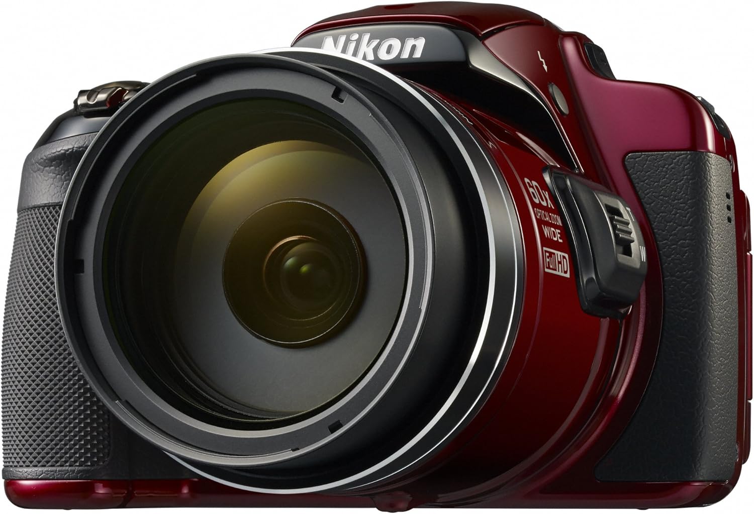 Nikon P600 デジタルカメラ 1600万画素 光学60倍 レッド