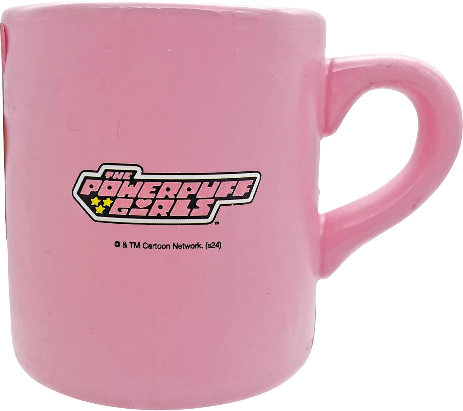 パワーパフガールズ大きめマグカップ（350ml、約12×9cm、ピンク）