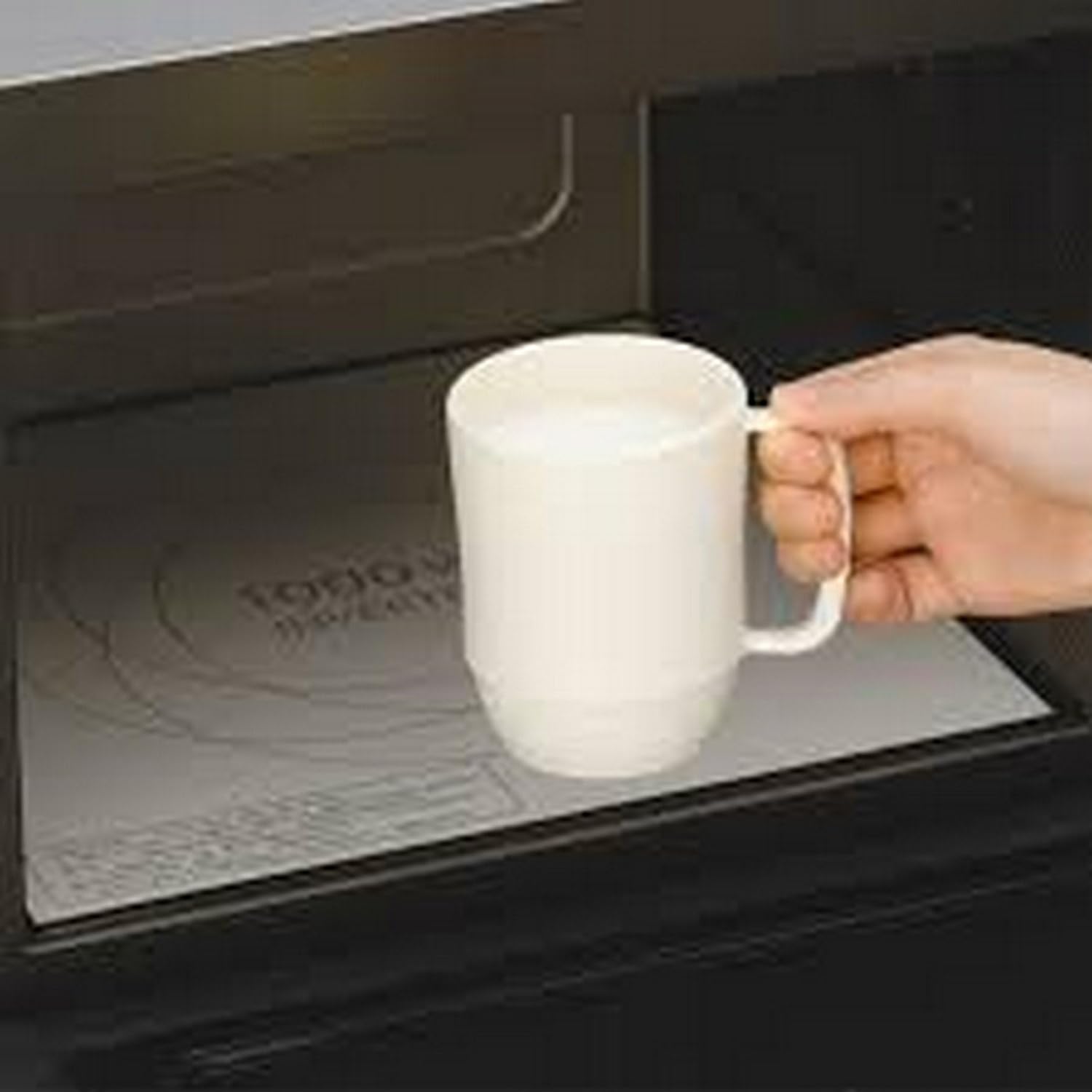 レンジ用アイボリーマグカップ（外寸107×79×99mm）