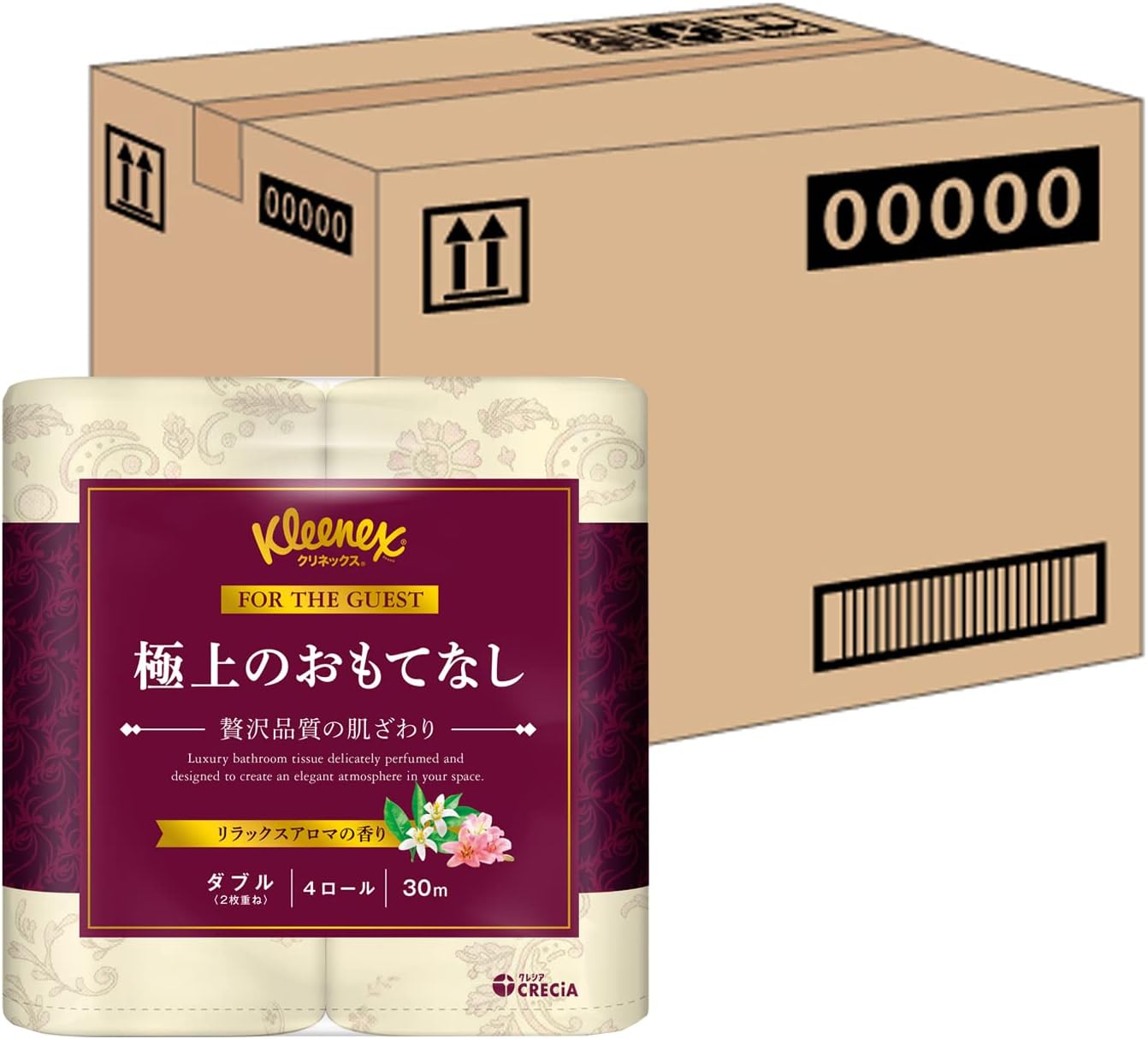 極上のおもてなし トイレットペーパー ダブル 30m ×10パック【ケース販売】