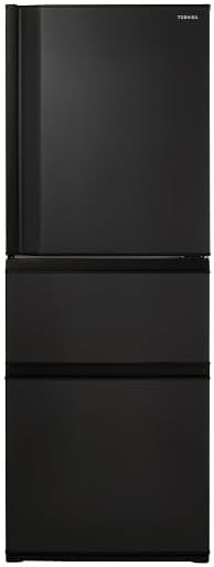 2024年モデル 東芝 326L 3ドア冷蔵庫 Ag+除菌&脱臭 マットチャコール