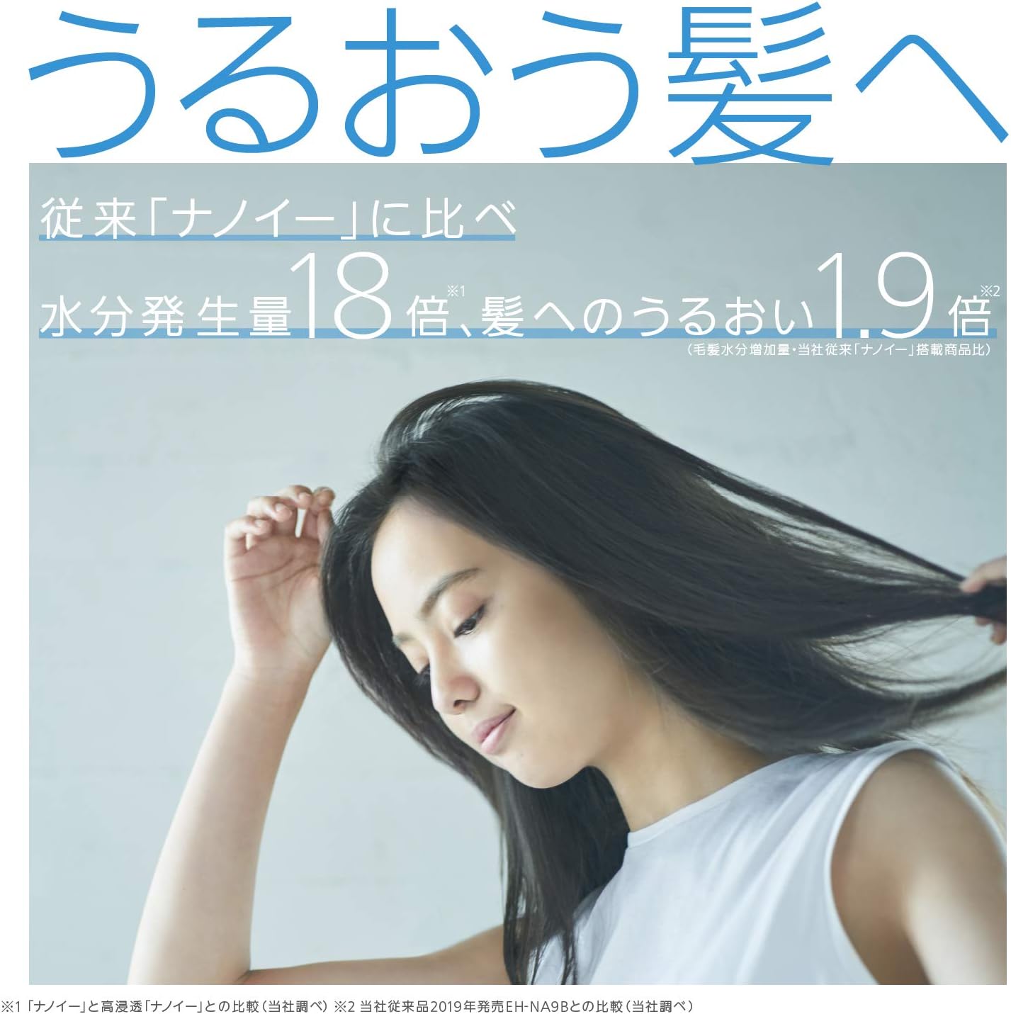 ナノケア ヘアドライヤー 高浸透ナノイー搭載 ネイビー EH-NA0E-A
