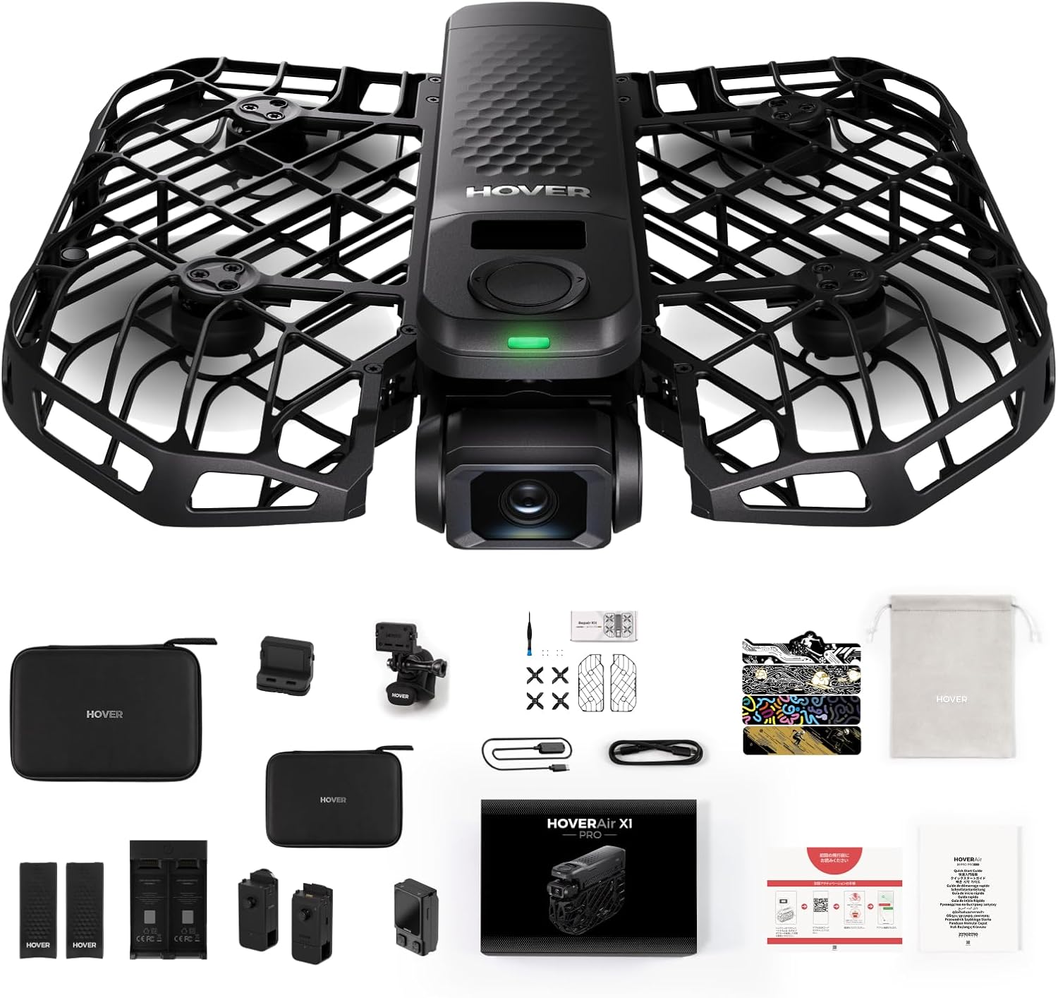 HOVERAir X1 PRO ドローン 4Kカメラ 自動帰還 折りたたみ式