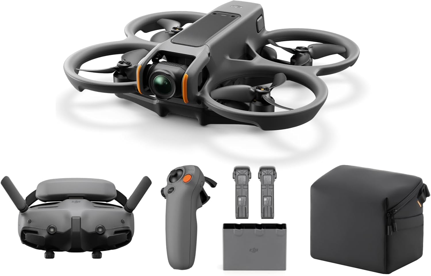 DJI Avata 2 Fly Moreコンボ 4Kカメラ付きFPVドローン 最大69分飛行 バッテリー×3 一体型プロペラガード付き