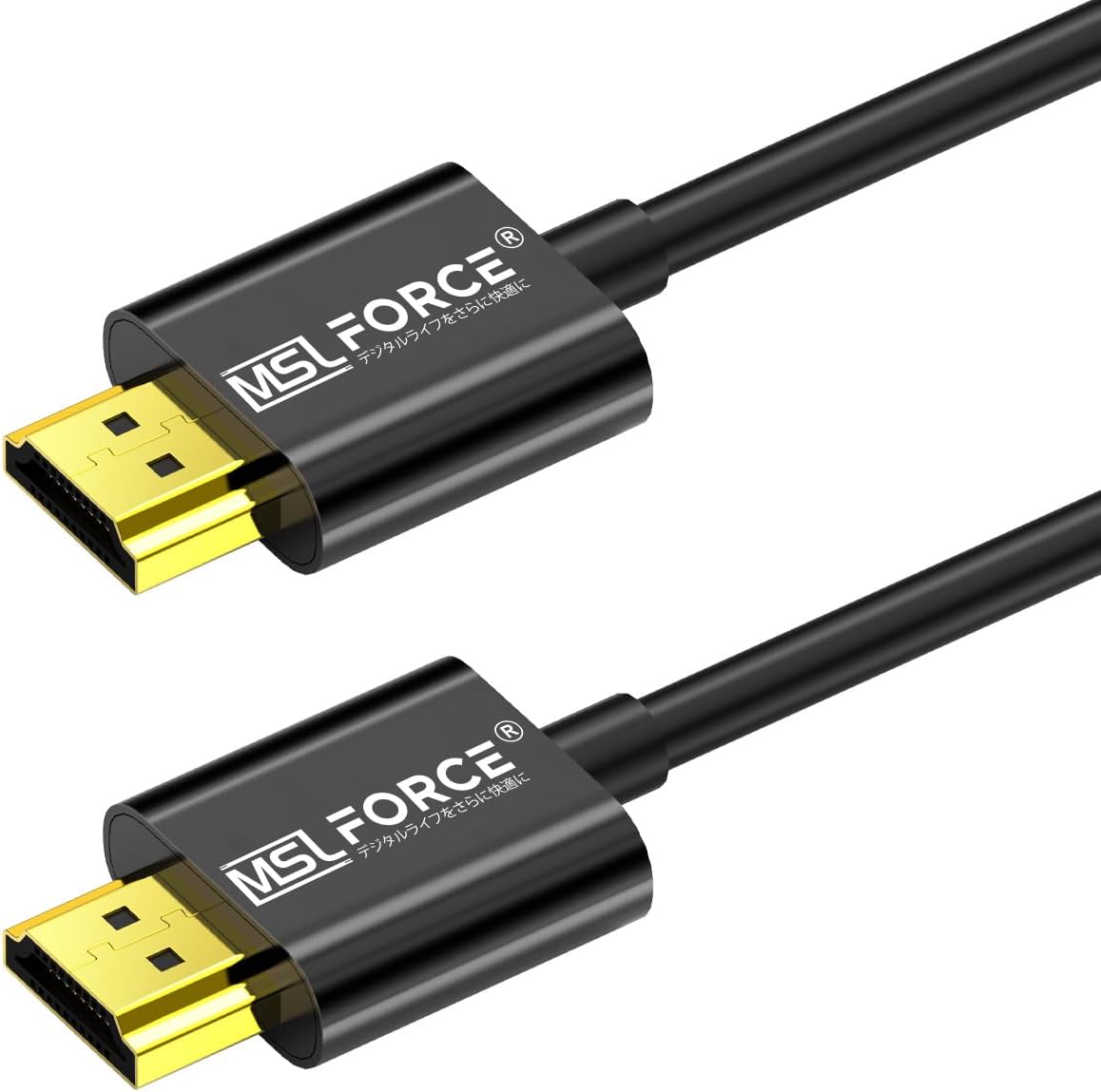 安心の日本製 HDMIケーブル 4K対応 1m 2m 60Hz 高速転送 オス-オス 金メッキ 18Gbps