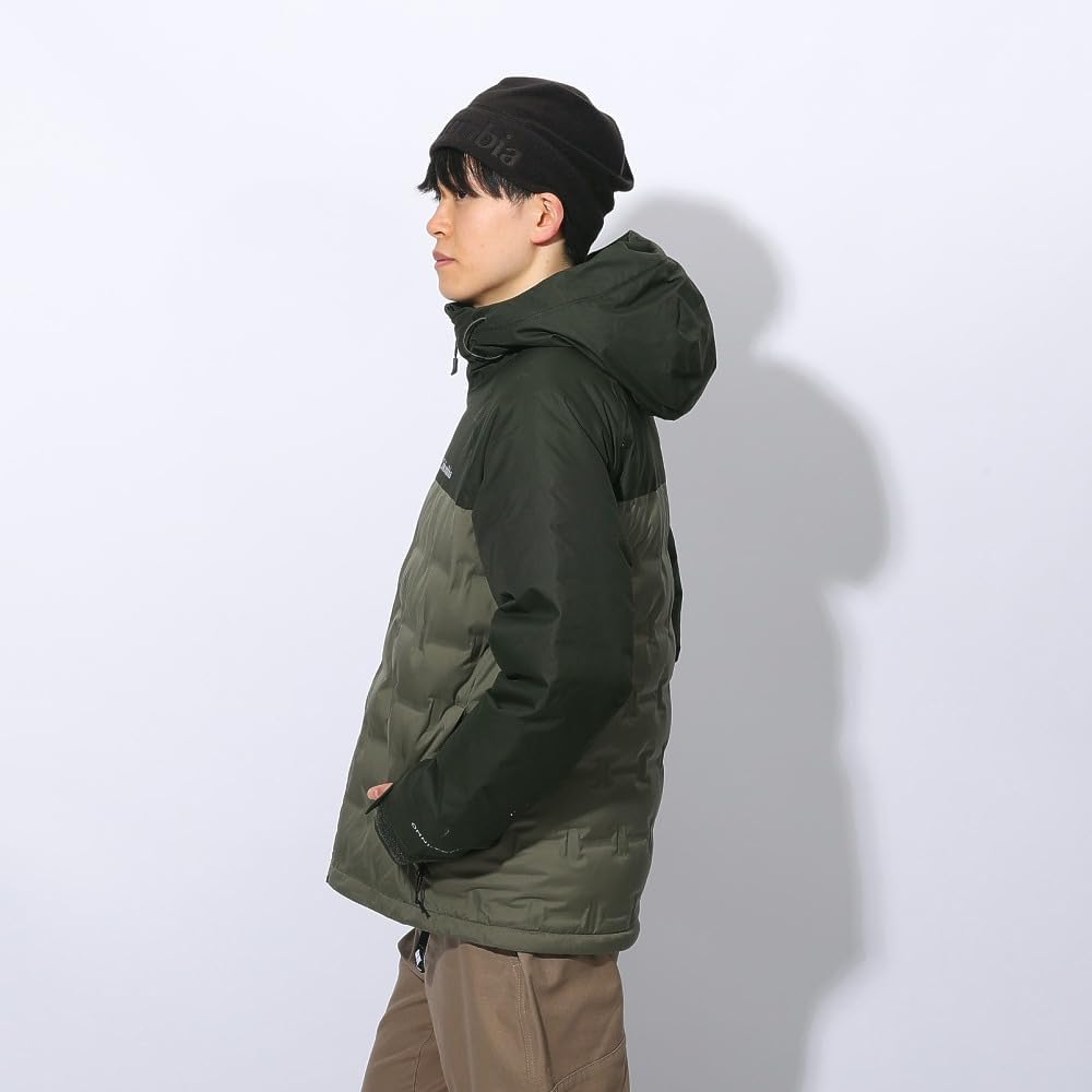 グランドトレックIII ダウンフーデッドジャケット XL メンズ用 ストーングリーン