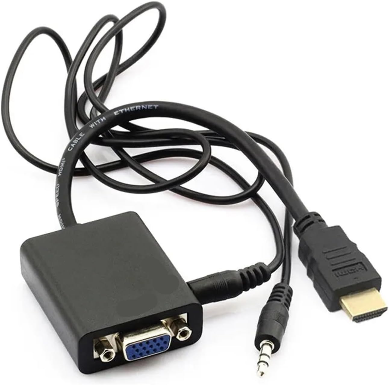 HDTVオス-メスコンバーター オーディオ出力対応 1080P HD出力