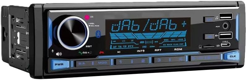 Bluetooth搭載 1DINカーオーディオ DSP専用アプリ対応 AM/FMハンズフリー通話 USB/SDカード再生