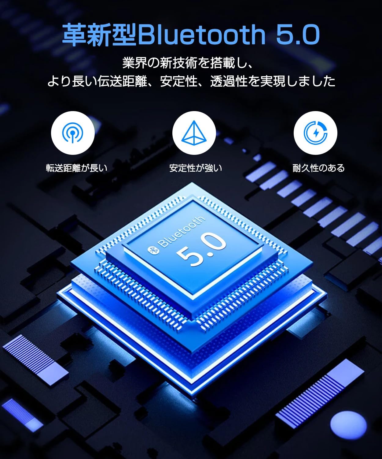 Bluetooth 5.3 テレビ用トランスミッター&レシーバー F2 - 光デジタル対応、30m通距離、日本語説明書付き