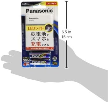 パナソニック LEDライト付き乾電池式モバイルバッテリー BH-BZ40K