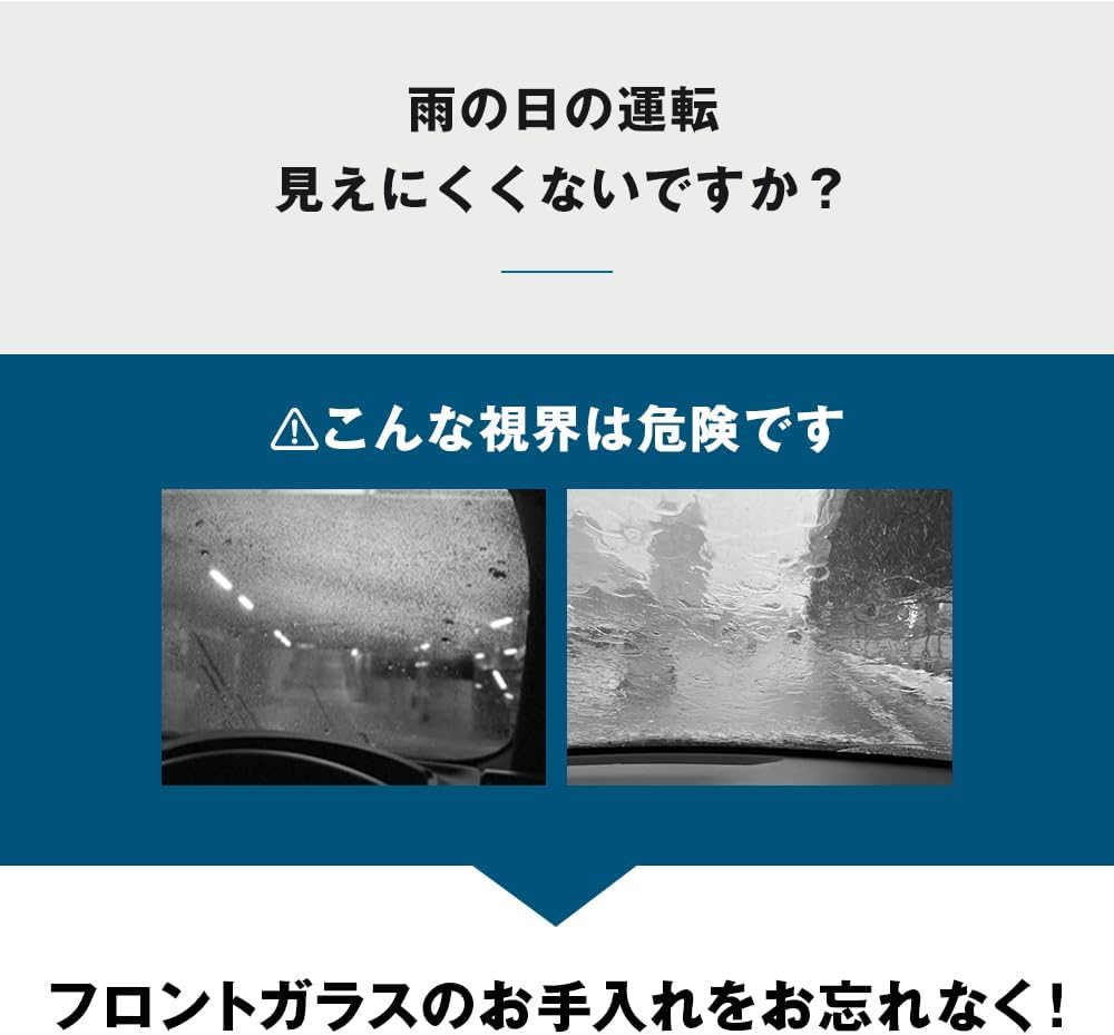 フロントガラス用撥水コーティング 車用滑水・油膜防止剤