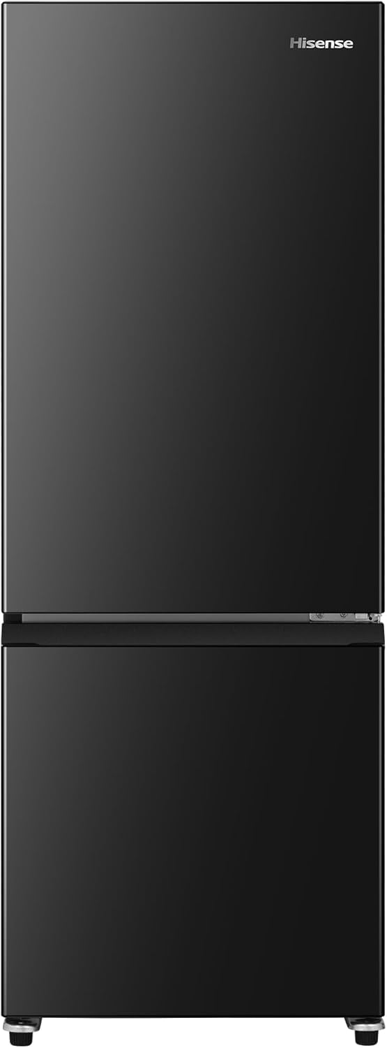 コンパクト冷蔵庫 162L ブラック 2ドア 自動霜取り 右開き