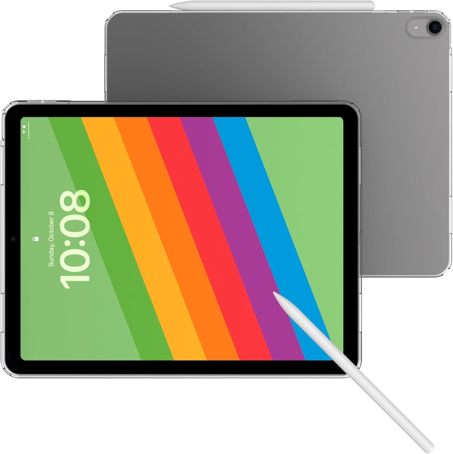 iPad Air 13インチ（2024年）用スリムTPUクリアケース