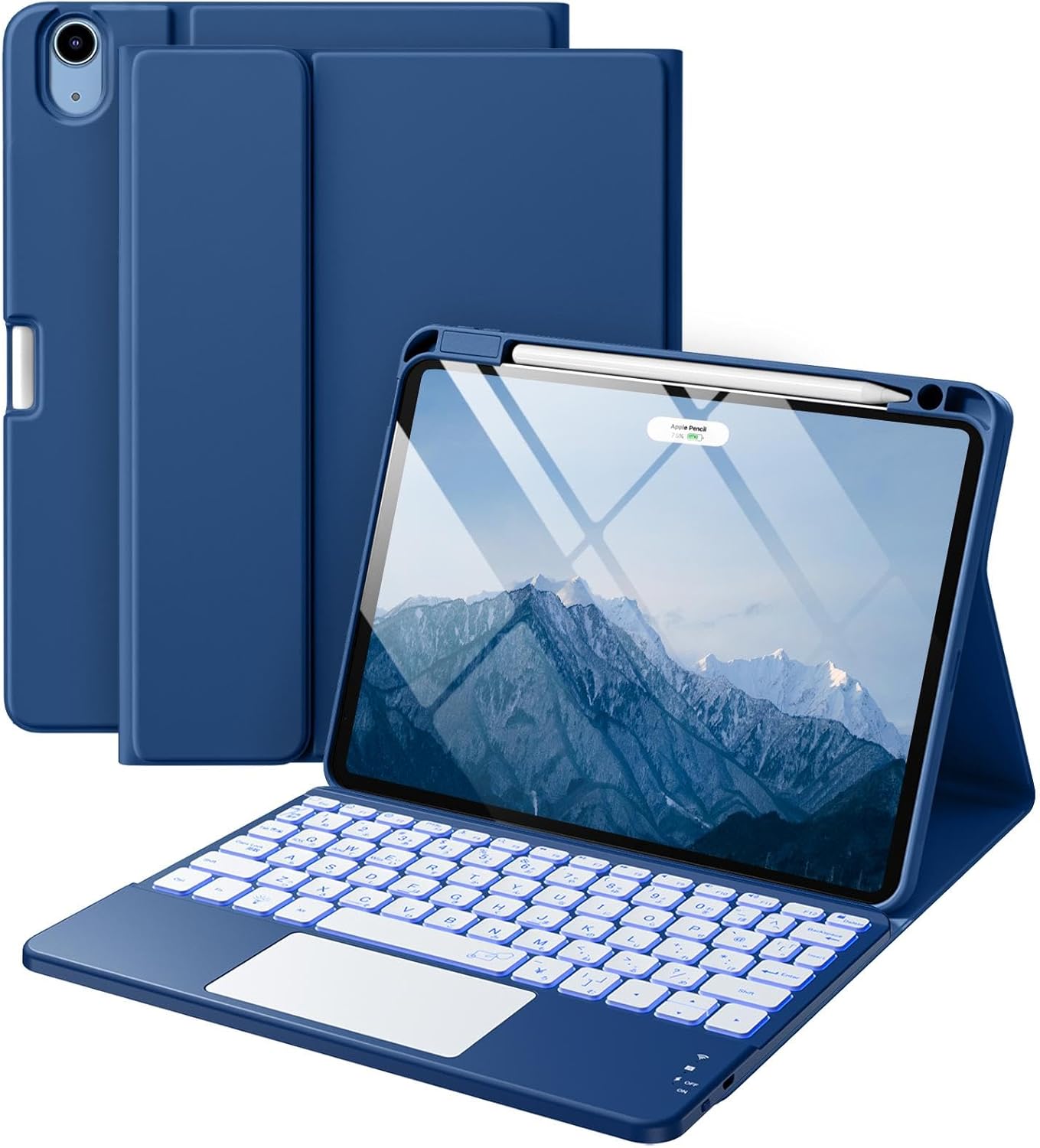 iPad用タッチパッド付きキーボードケース（日本語JIS配列、11インチ、2024/2025 M2/M3対応）