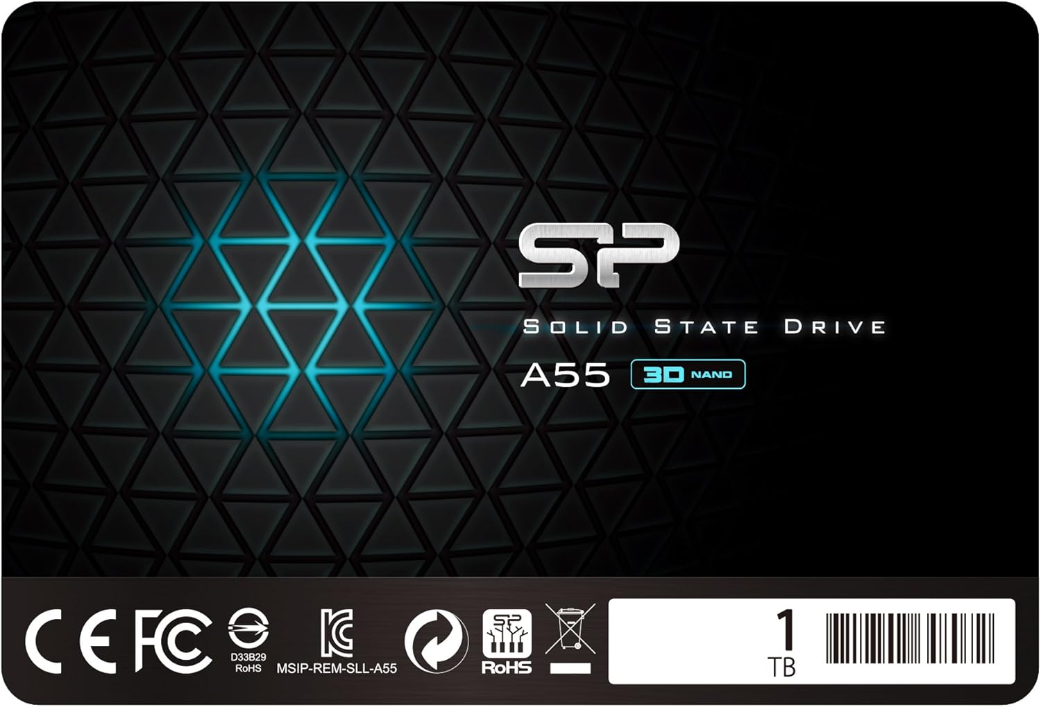 シリコンパワー 1TB SSD SATA3 2.5インチ 7mm PS4対応 3年保証 A55シリーズ