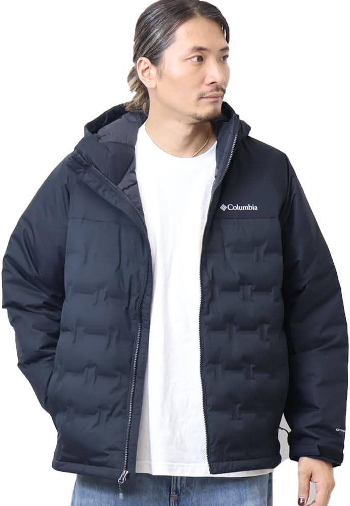 グランドトレックIII メンズダウンフーデッドジャケット ブラック