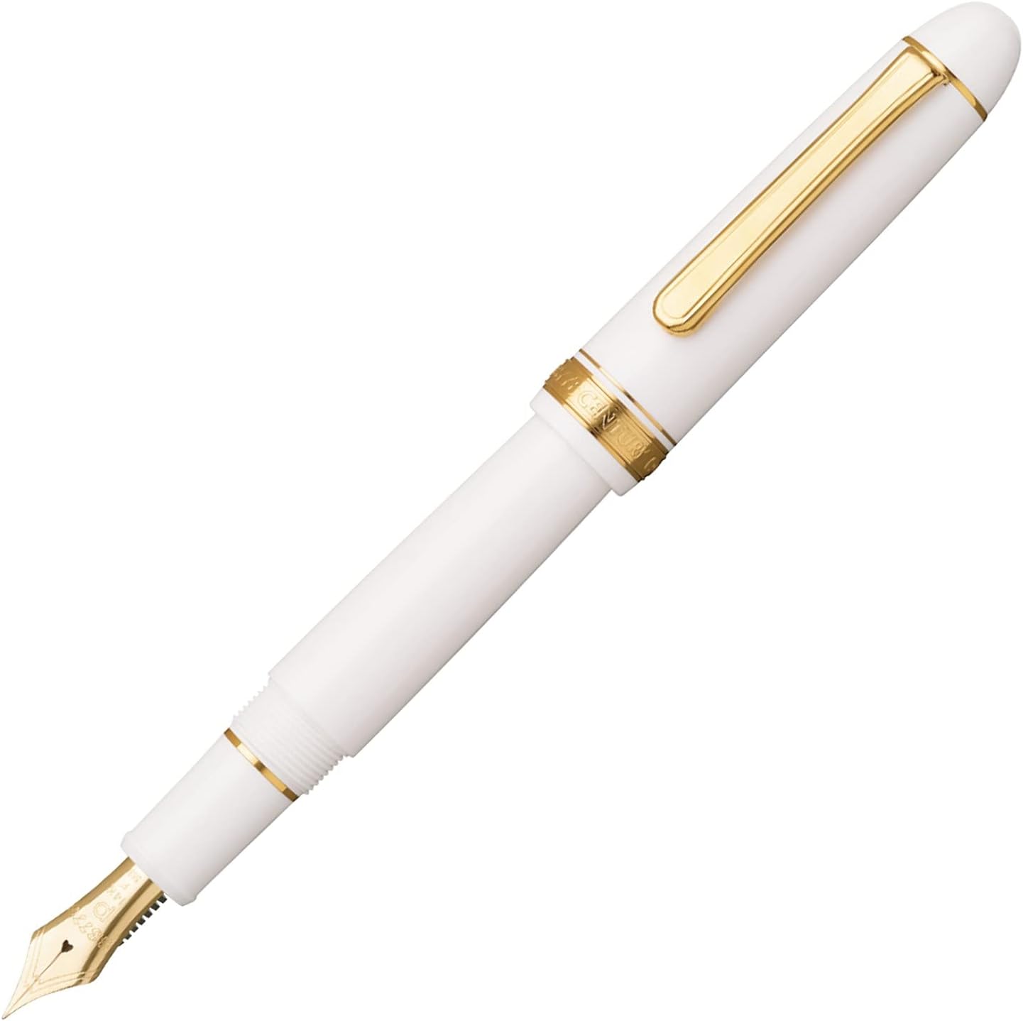 万年筆 プラチナ シュノンソーホワイト EF極細字 #3776 センチュリー 正規輸入品