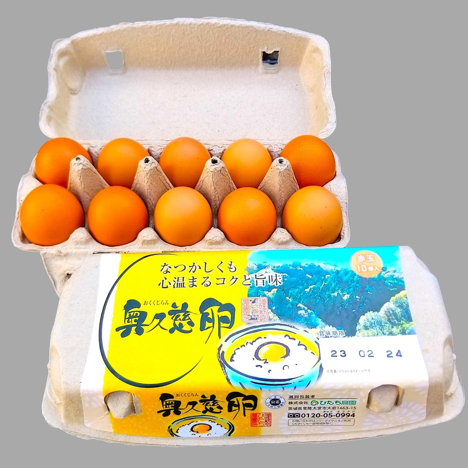 抗生物質ゼロ使用 奥久慈たまご 20個 ビタミンD・E5倍以上 高級卵