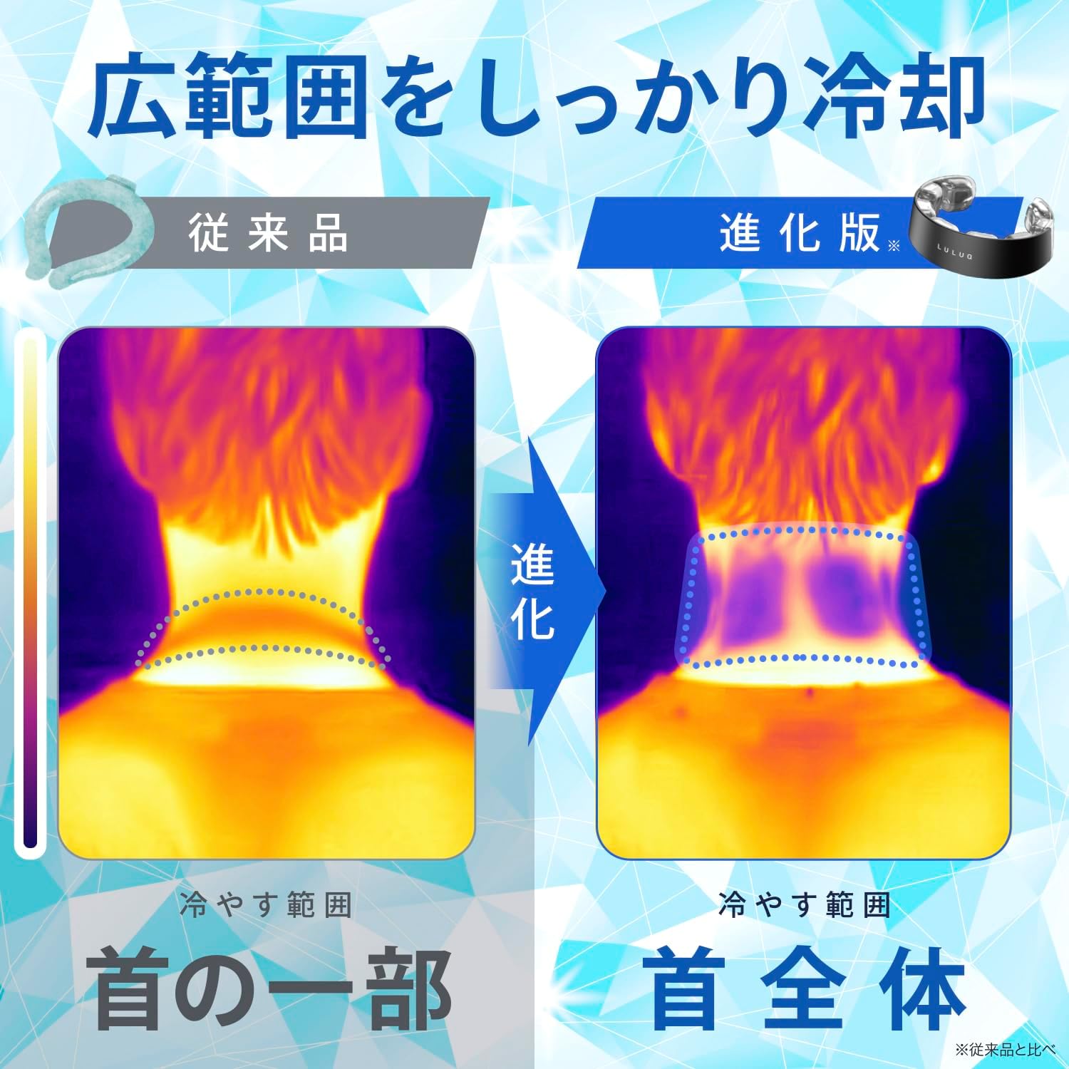 熱中症対策 クールリング 首ひんやりグッズ【グッドデザイン賞受賞デザイン】