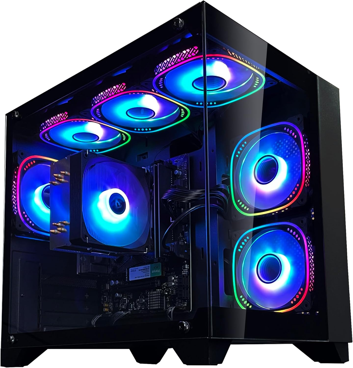 ゲーミングデスクトップパソコン Ryzen 5 5600G / 16GB / 512GB SSD / Windows 11 Pro / WPS Office