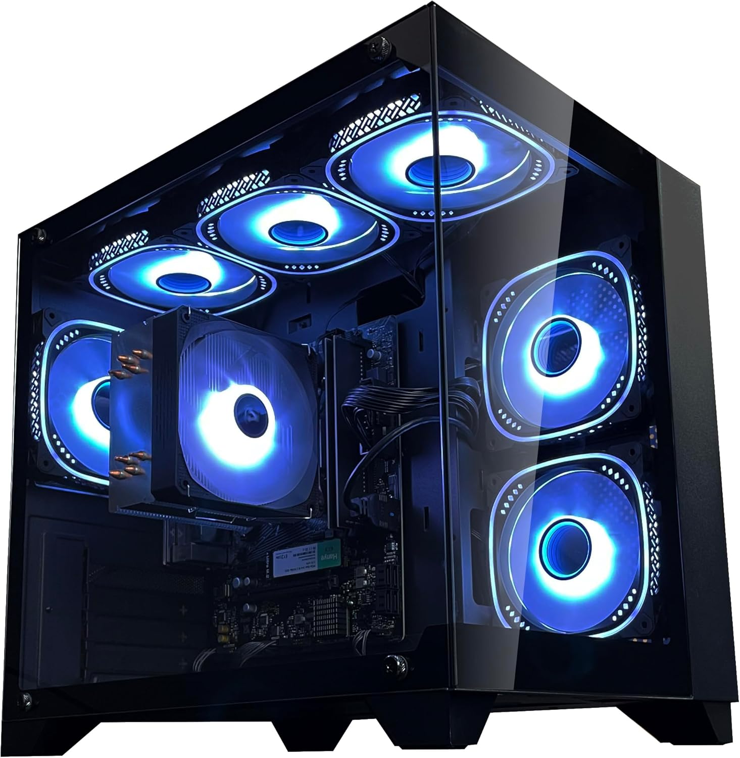 ゲーミングデスクトップパソコン Ryzen 5 5600G / 16GB / 512GB SSD / Windows 11 Pro / WPS Office