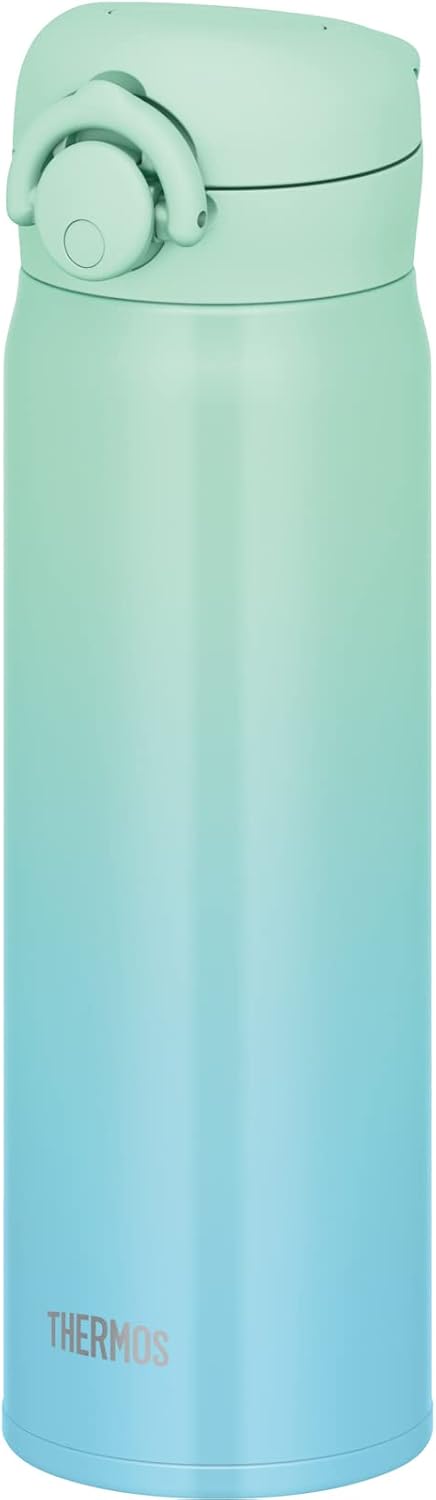 真空断熱軽量サーモス水筒 500ml ミントグラデーション - ワンタッチオープン