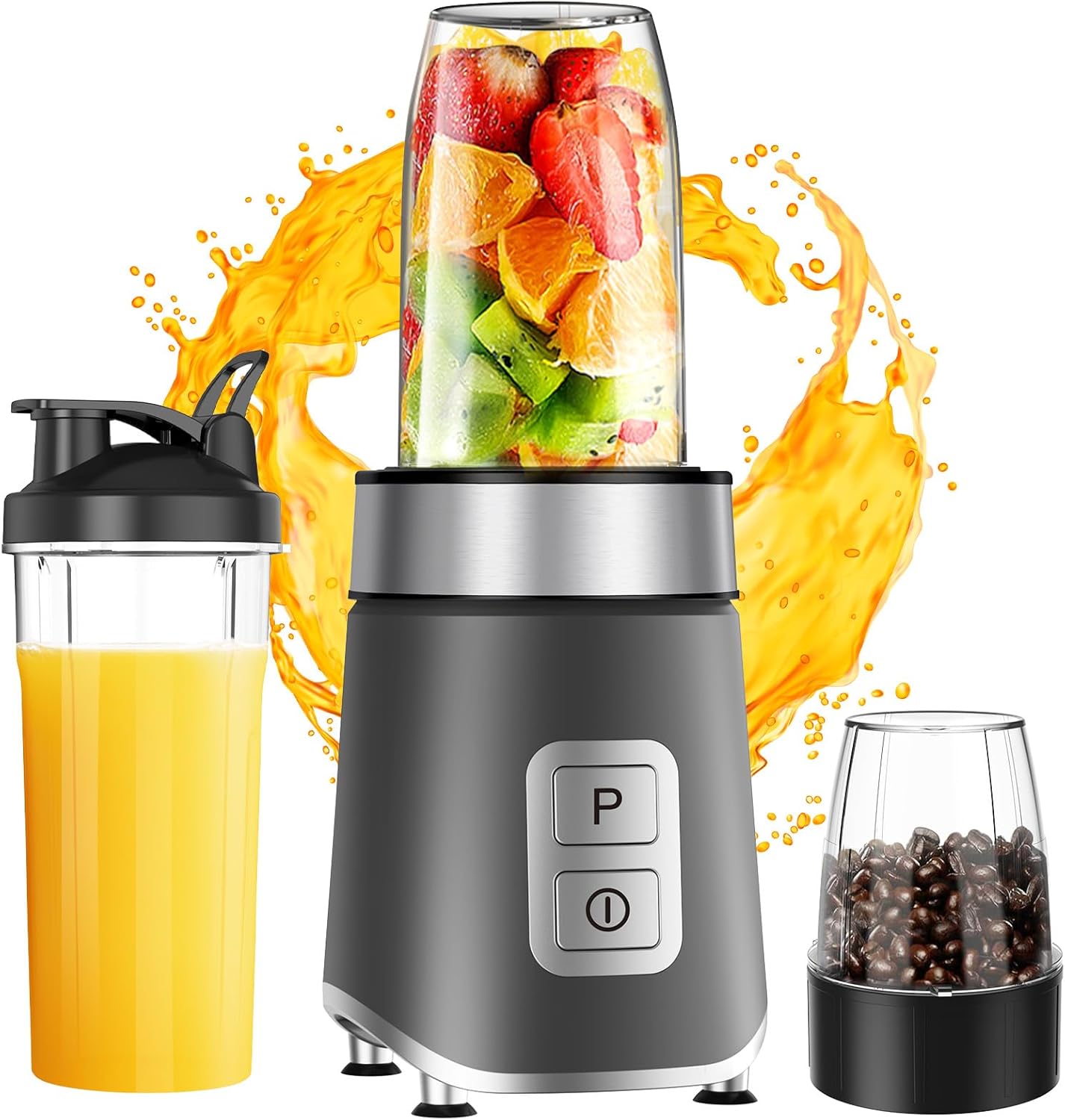 ハイパワー400W スムージー・離乳食用ジューサー・ミキサー 600ml大容量