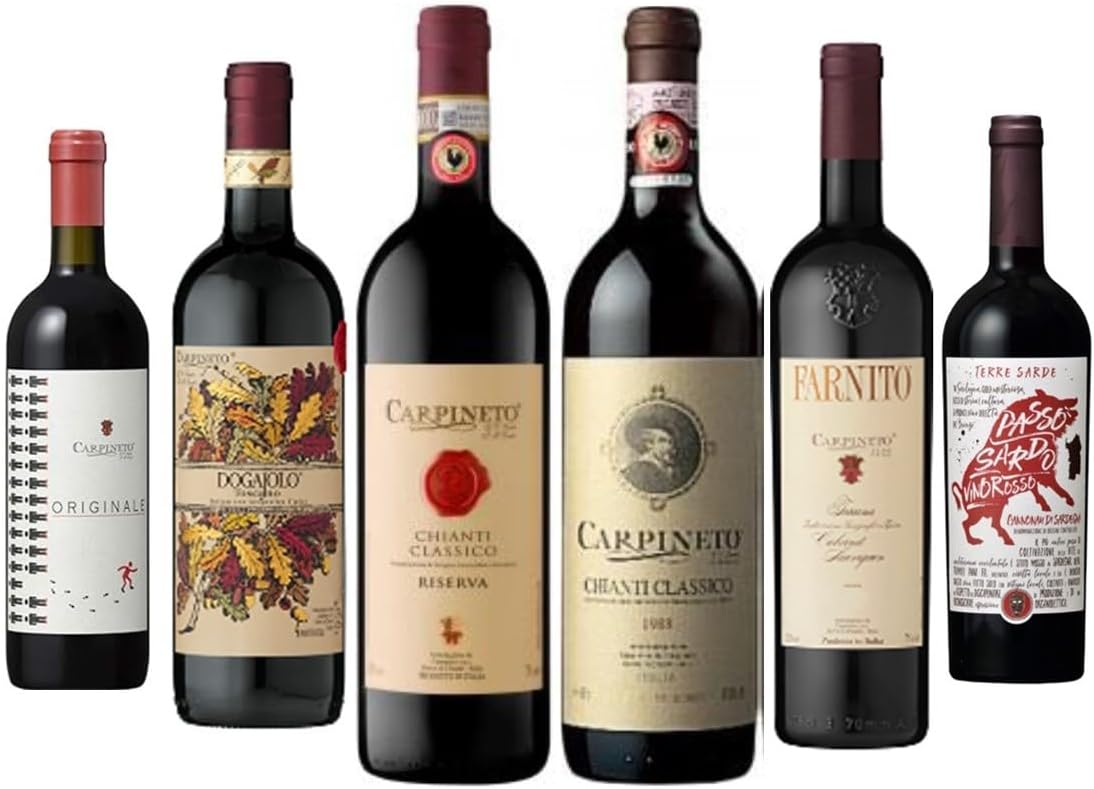 イタリア赤ワイン6本セット フルボディ 750ml×6本